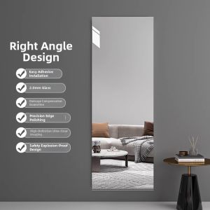 Self-Adhesive Acrylic HD Foldable Dressing Mirror