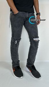 FIFTY ONE DENIM Celana Jens Sobek Pria Distro Sand Wash 28 34