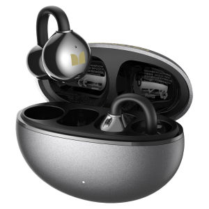 Monster | Monster AC730 OWS Ear Clip Headphones 360° Immersive Stereo Bluetooth 6.0 Earphones IPX4 Waterproof Sports TWS Wireless Earbuds