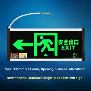 MONLEYTA | Emergency Safety Exit LED Light Fire Fighting Illumination Power Cut Sign Board Building Evacuation Passage Marker Lamp