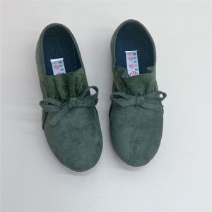 Beijing Rui Old Beijing Cloth Shoes Womens Shoes Flat Bottom Slip-on Flats Non Slip Comfortable Peas Shoes Easiest for Match Black Work Shoes