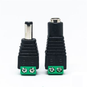 5 Pairs DC Barrel Jack Adaptor 5.5 x 2.1mm CCTV Male / Female Connectors Power Balun Plug Connectors
