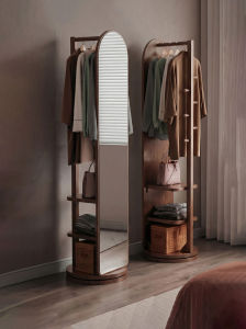 DONGMU | Portable Rotating Full Length Mirror with Hanger