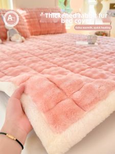 Kiss Dear | Warm Milk Velour Padded Blanket 3PCS Set