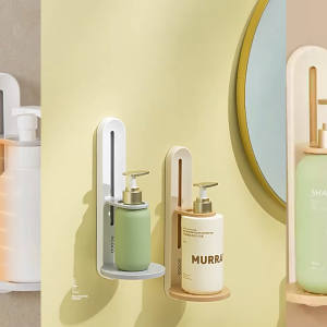 ECOCO Adjustable Bottle Wall Hanger - Holder Botol Holder Shampo Holder Sabun Rak Sabun Dinding Holder Rak Dinding