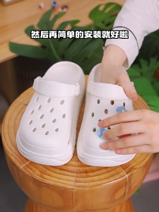 🍓KAIDEE🍓รองเท้าหัวโต รองเท้าเปิดส้น ส้นมีความสูง3ซม. พื้นนิ่ม กันน้ำกันลื่น ทำความสะอาดง่าย โดนน้ำได้ไม่เหม็น มีรูระบายอากาศ