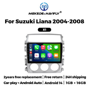 Wireless Carplay 9-Inch Car Radio DVD Player 2G+32G 4-Core For Suzuki Liana 2004-2008 Android Navigation GPS Intelligent Systems