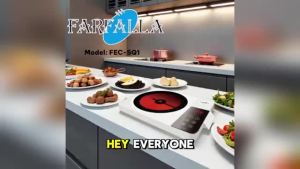 Farfalla FEC-SQ1 | 2000W Infrared Ceramic Cooker | Touch-Control Digital Display | Child Lock &Timer