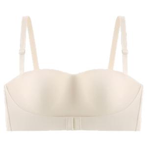 MiiOW | Wireless Strapless Bra Womens Thin Summer Seamless Anti-slip Prevent Exposure Wrap Chest No Trace Nylon Fabric Youth Female