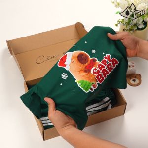 Set váy bé gái Capybara Bomines Bộ áo chân váy dễ thương cho bé 4-12 tuổi 14-36kg SETCVCAPYXMNON