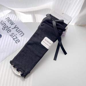 Feelme KK-027 Curly Leg Warmer Ribbon pita Anak lolita sock girl y2k