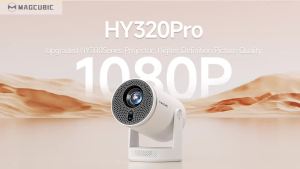 MAGCUBIC | Máy Chiếu Di Động Magcubic HY320Pro 1080P Full HD Android Tự Động Lấy Nét Rạp Chiếu Phim Tại Nhà Điều Khiển Bằng Giọng Nói Nâng Cấp Từ HY300 Pro
