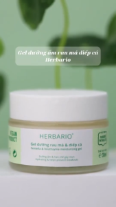 COMBO 2 Gel dưỡng rau má & diếp cá Herbario 30ml thuần chay