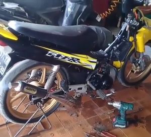 KNALPOT ARROW EXHAUST STANLIS 2 TAK FIZR FIZR KARBON BM POWER