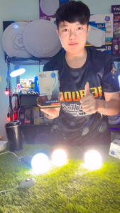 IWACHI หลอดปิงปองปรับแสงได้ 3 สี (3สีในหลอดเดียว)E27 7W 9W 13W หลอดประหยัดไฟ LED 3 in 1 ประหยัดไฟ คุ้มค่า แสงชัด แสงดี ทนทาน คุณภาพดีเกิน