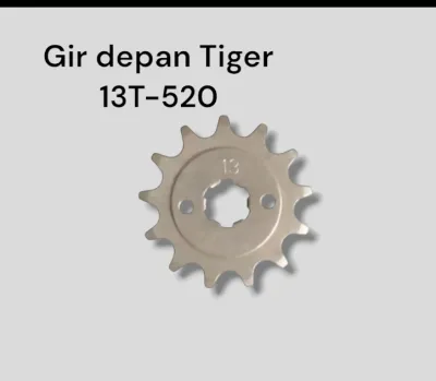 Gir Gear depan Honda Tiger 13T 520