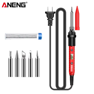ANENG | 60W Electric Soldering Iron With Display Digital ANENG SL105 Portable Rapid Heating 180~520°C Adjustable Temperature Repair Tool