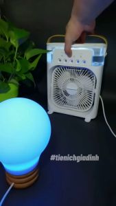 Quạt Điều Hòa Hơi Nước Phun Sương 3 Chế Độ Thông Minh Bảo Hành 6 Tháng Quạt Phun Sương Hơi Nước Mini 600ml