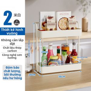Kệ Treo Tường Góc Cho Phòng Tắm Bếp Không Cần Đục Lỗ
