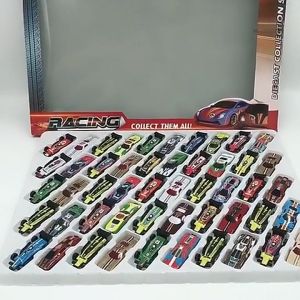 50PCS Mainan Mobil Anak Mini Balap Paduan Model Racing Mainan Mobil Kecil Colorful Kids Toys