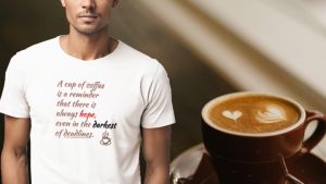 Coffee Deadlines.  an Eco-friendly Soft 100% Cotton T-shirt