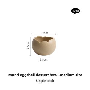 YOGEHOME | Creative Ceramic Bowl for Steamed Egg and Dessert Plating