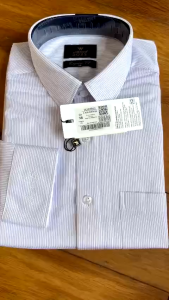 Áo sơ mi dài tay Aristino Business dáng suông vừa chống nhăn 1LS10502