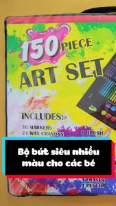 Hộp Bút Màu 150 Chi Tiết Cho Bé Bộ Màu Vẽ Đa Năng 150 Món Giá Rẻ Cho Bé Thỏa Sức Sáng Tạo Phát Triển Trí Tuệ