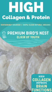 (PURE AND NATURAL) DishTheFish Premium Crescent-shaped 100% Natural Cave Birds Nest