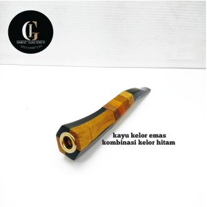 Padutan once kayu nogosarisecangkelor emas kemuning gading segi enam 12cm INZ06