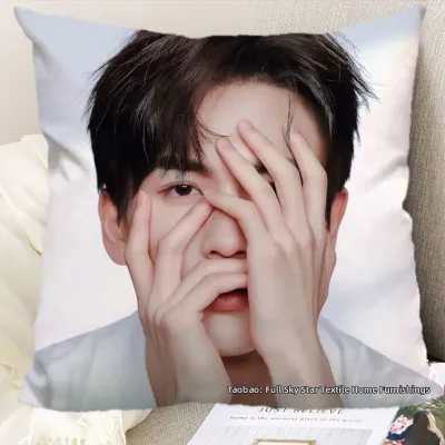 Double-Sided Celebrity Pillow Zhang Linghe Bedroom Throw Pillow Friends Birthday Gift Student Dormitory Cushion Modern Simple Style PP Cotton Core