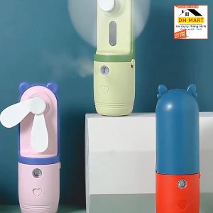Quạt Mini Phun Sương Nano Tạo Độ Ẩm Màu Sắc Siêu Xinh