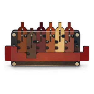 High Difficulty Level IQ Maze Puzzle Toy Waiters Tray Labyrinth Wooden Brain Teaser For Adults And Children Juego De Ingenio