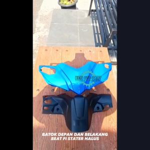 Batok Kepala Depan dan Belakang BIRU BEAT FI 2014-2015 STATER HALUS