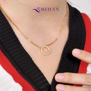 MEILYN Kalung Koye Bandul Bulat Ring Berlian - All Variant