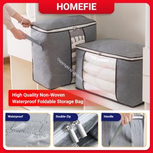 Large Capacity Foldable Organiser Waterproof Storage Box Bag Organizer Kotak Besar