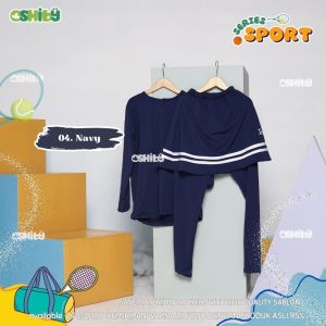 SETELAN BAJU OLAHRAGA ANAK PEREMPUAN SET LEGING ANAK SPORT SERIES OSHIBY