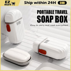 Soap Box Waterproof Soap Storage Container Household Soap Dish with Cover for Bathroom Outdoor Hiking Camping Travel