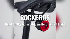 RockBros | Đèn Hậu Xe Đạp Leo Núi ROCKBROS ROAD TO SKY MTB Hợp Kim Nhôm Cảm Biến Phanh Thông Minh Loại C 6 Chế Độ Đèn Hậu Xe Đạp Chống Nước IPX5