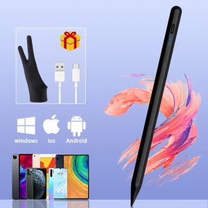 2025 New Universal Mobile Phone Stylus Pen With Capacitive Gloves For Android IOS Samsung Huawei Xiaomi Tablet Magnet Touch Pen