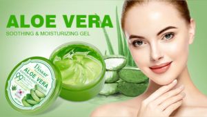 💯Fast Delivery💯 Aloe Vera Gel Natural Soothing Moisturizer 300ml / For sunburn Acne Strengthen skin defense/Acne pores Blackheads oily dry skin/*Hydrating and moisturizing*Treat acne redness Sunburn and after-sun repair