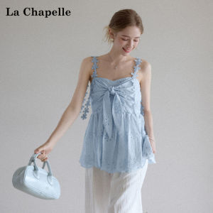 La Chapelle | Bow Tie Lace-up Hollow Out Sleeveless Vest