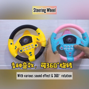 Sound Recognise Car Steering Toys Steering Wheel Toy Car Mainan Baby Steering Toys Kids Baby Toys Steering Wheel Kids