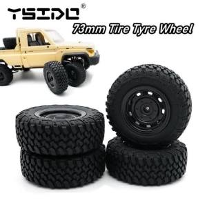 4Pcs 73.5mm Tire Tyre Wheel for WPL MN D90 MN-90 MN99S FY003 FY004 RC Car Upgrade Parts Accessories