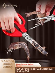 PINSHANGZUO | Multifunction New Design Shrimp Scissors