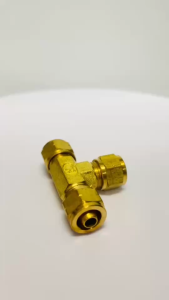 640 สามทางสายลมขันอัดตัวที สามทาง สายลม 3 ด้าน ข้อต่อ ข้อต่อทองเหลือง ข้อต่อลม