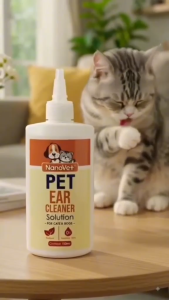 NANOVET EAR CLEANER FOR CAT & DOG 150ML