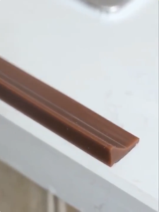 Dry-Wet Separation Self-Adhesive Silicone Water Barrier Strip Bathroom Kitchen Sink Strip Shower Door Bottom Seal Strip