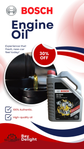 【100% Manufacturer Product】BOSCH 0W-40 MotorOil Genuine  Engine Oil 车 黑油 润滑油 机油 发动机油Minyak HitamMinyakTulen MinyakKereta
