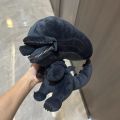 Alien Xenomorph Shaped Zipper Mouth Plush Doll Kawaii Plush Pillows Stuffed Toys Cartoon Decor Trendy Toy Birthday Present. 